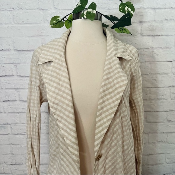 Free People Linen Overcoat - Picture 2 of 16